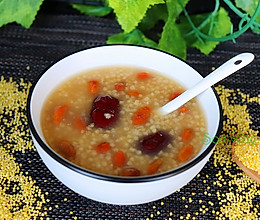 红糖小米粥的做法