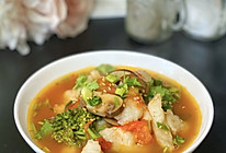 #入秋滋补正当时#减脂番茄蘑菇龙利鱼汤的做法