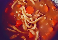 咖喱牛肉手工面的做法