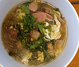 肉丸粉丝汤的做法