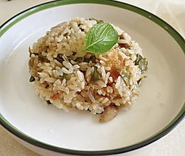 扁豆肉丁饭的做法