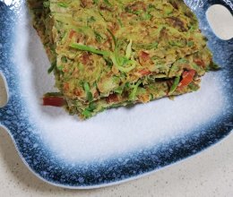 西葫芦燕麦麸皮饼的做法
