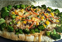 黑椒牛肉披萨的做法