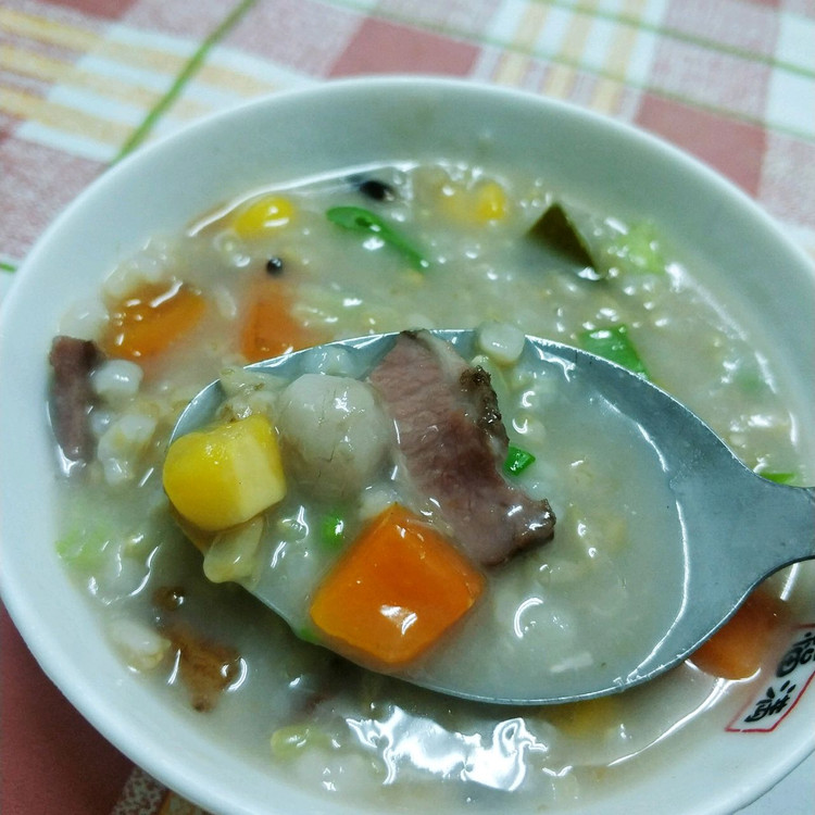 台式咸腊八粥的做法