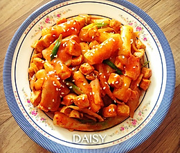 【减脂增肌】韩式鸡胸炒年糕的做法