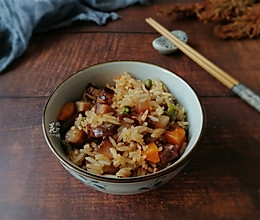 腊肉饭的做法