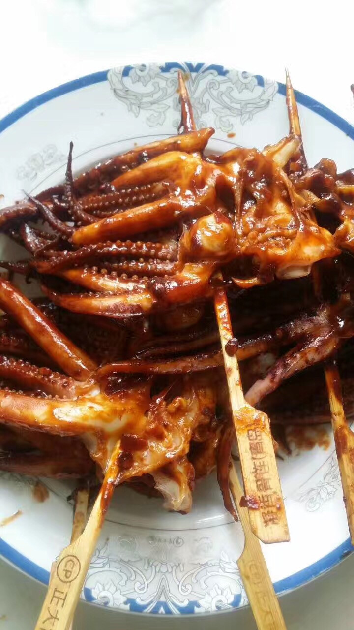 烤箱版烤鱿鱼头的做法