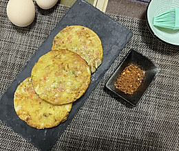 虾仁包菜饼的做法
