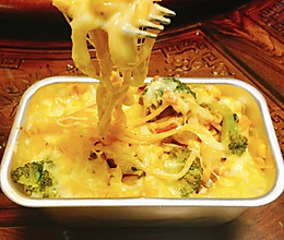 蔬菜芝士焗意面（素食达人、减脂达人必备哟～）的做法