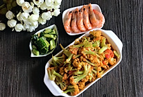 西红柿炒散花菜的做法