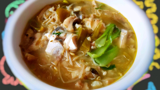 酸菜鱼｜简单快速超下饭的时蔬酸菜鱼汤的做法