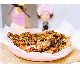低脂少油纸包烤鲫鱼（空气炸锅快手版）的做法