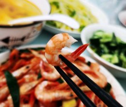 盐水滑皮虾（条虾）的做法