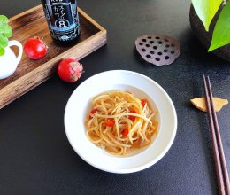 辣炒萝卜丝的做法