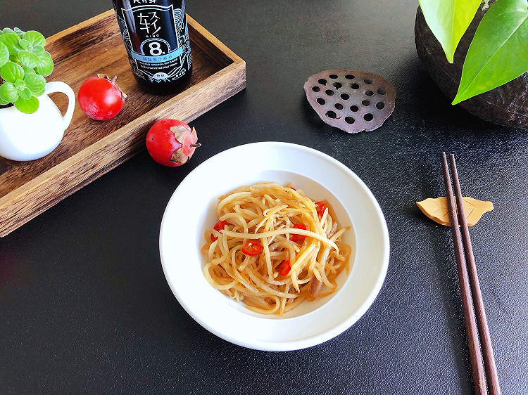 辣炒萝卜丝的做法