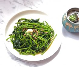 空心菜炒肉末的做法