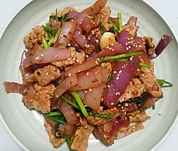孜然猪肉片的做法