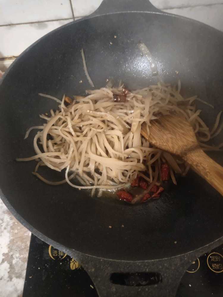 炒咸菜丝的做法