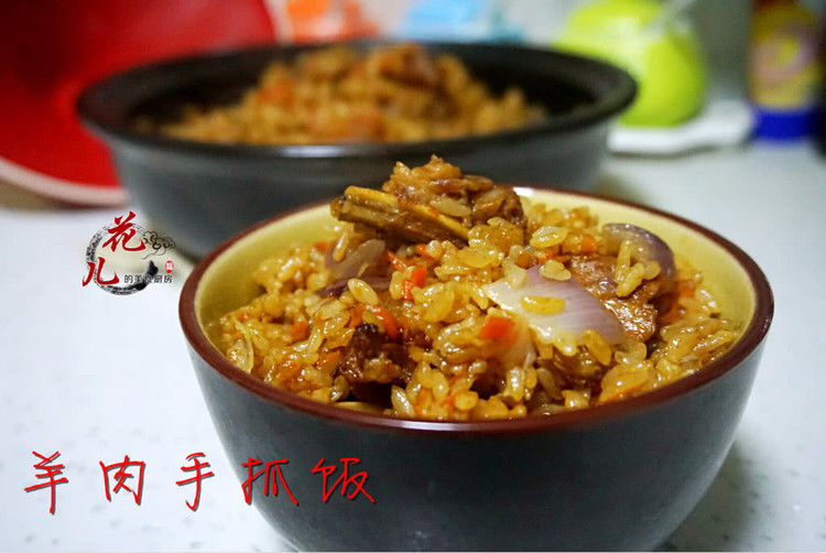 羊肉手抓饭的做法