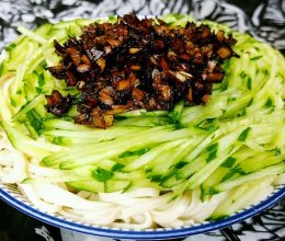 葱瓜面的做法