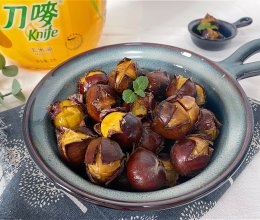烤箱版糖烤栗子，在家做出街头味的做法