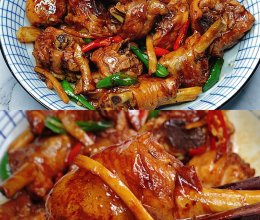 巨下饭～鲜香可口！好吃到哭的茶油姜丝炒鸡腿的做法