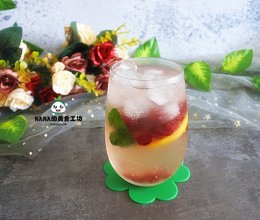 #少盐饮食 轻松生活#蔓越莓气泡椰子水的做法