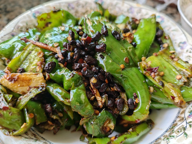 青椒炒豆豉的做法
