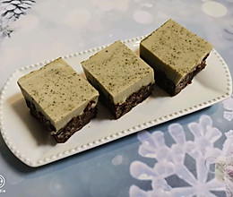 蜜豆抹茶奶冻的做法