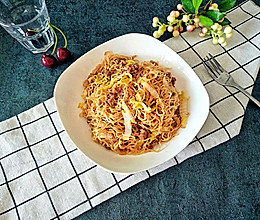 虾皮肉末蒸米粉#柏翠辅食节，营养佐餐#的做法