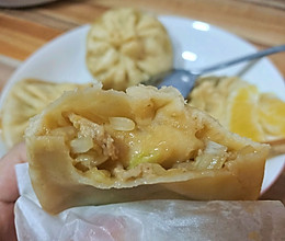 白菜猪油渣包子的做法