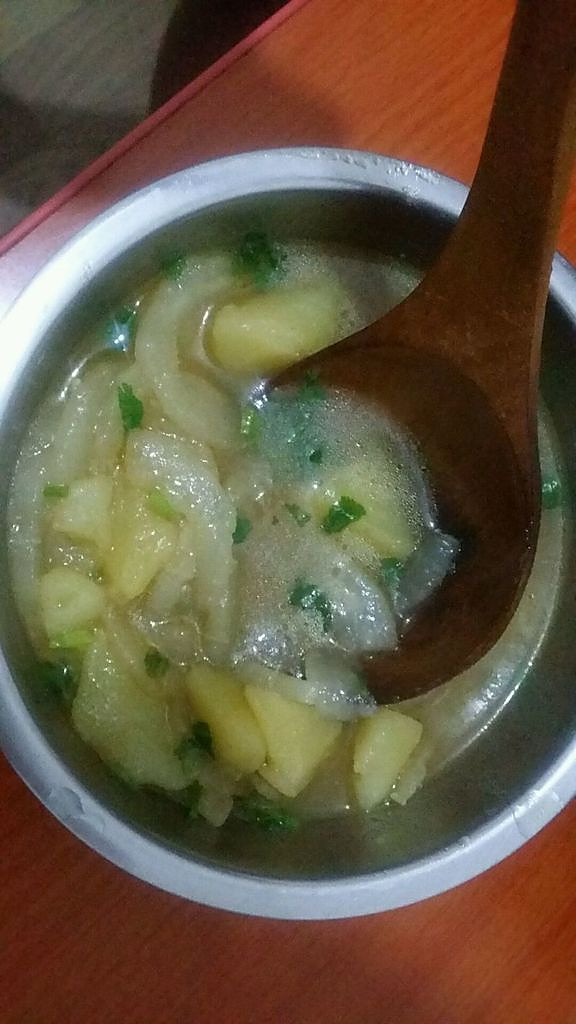 老黄瓜土豆汤的做法