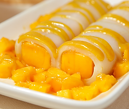 港式甜品  芒果肠粉  在家轻松搞定的做法