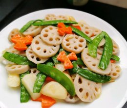 高颜值清炒藕片的做法