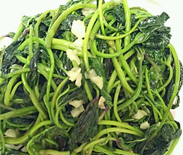 蒜泥红苕尖的做法