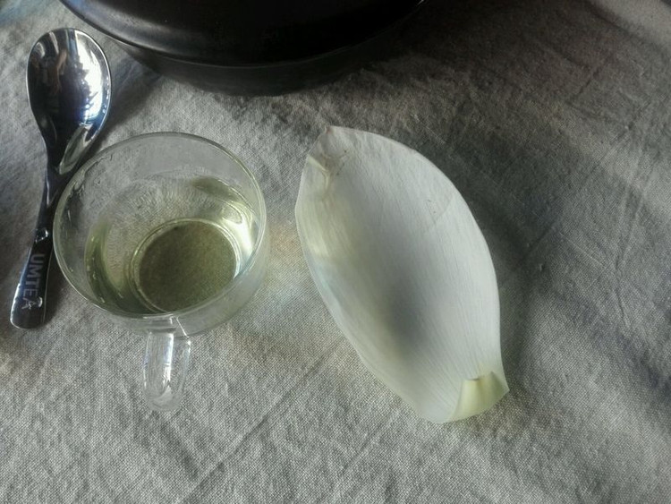荷花茶的做法