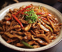 鲜美的杏鲍菇炒肉丝这样做泰香啦的做法