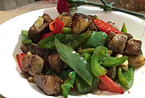彩椒牛肉的做法