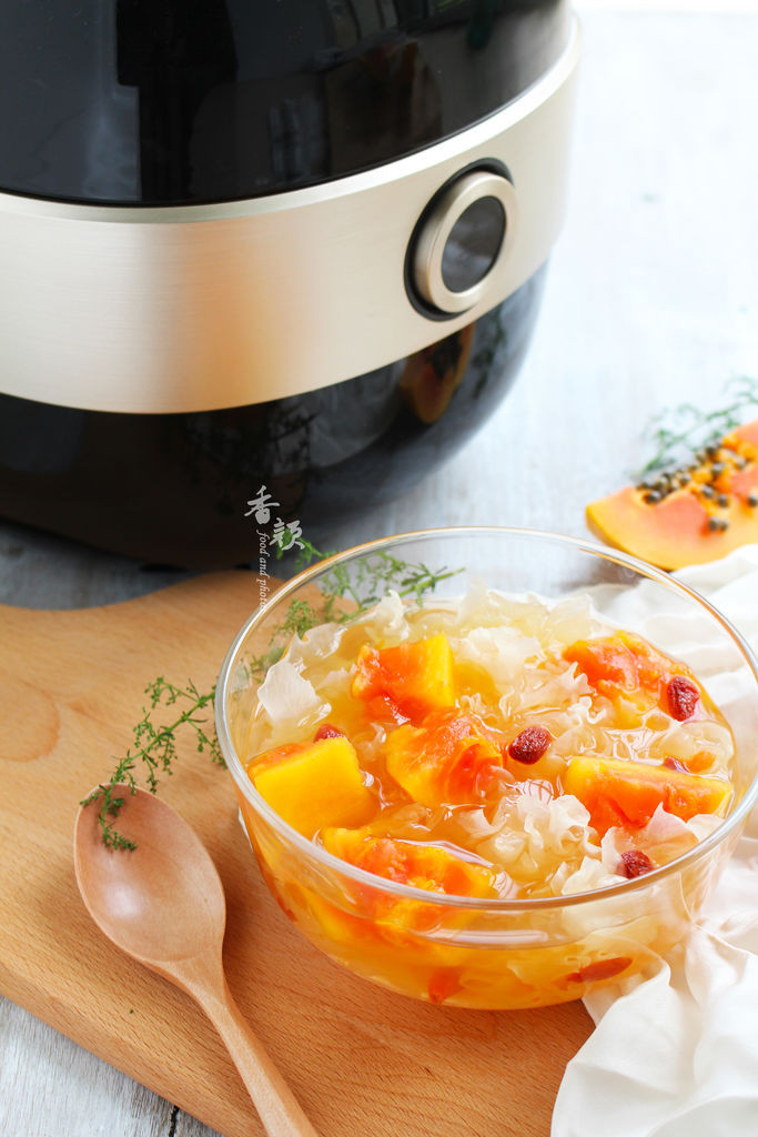 木瓜银耳羹的做法