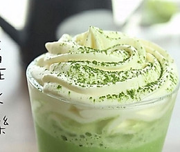 抹茶星冰乐「miu的食光记」的做法