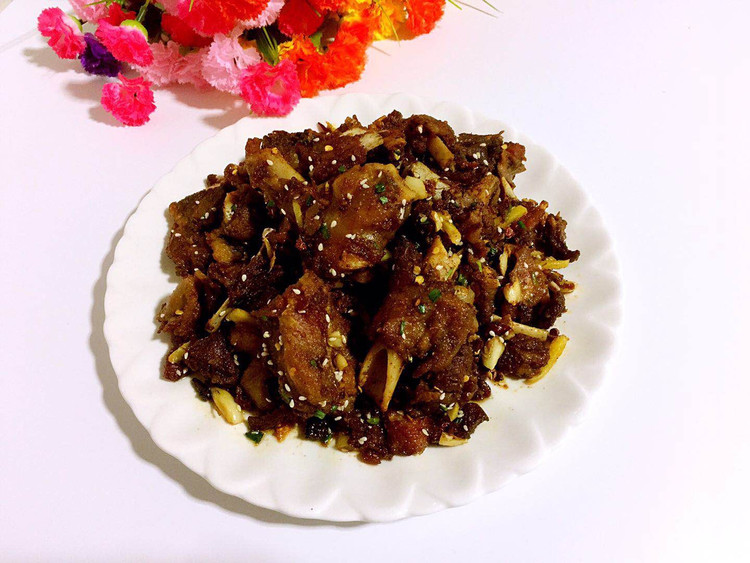干煸羊肉的做法