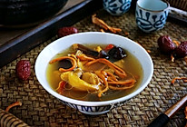 虫草花煲鸡汤的做法