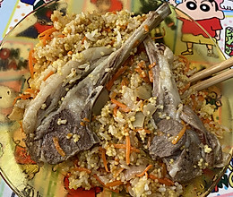 羊肉抓饭电饭煲简易版的做法