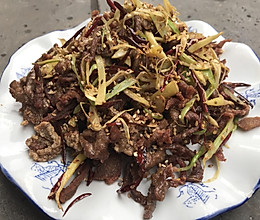 干煸肉丝的做法