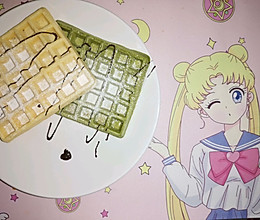 早餐机版吐司+华夫饼的做法