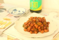 #味达美年味小馆#酱炒黄瓜鸡丁的做法