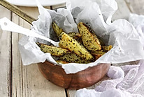 ★坚果紫菜粉薯角★的做法