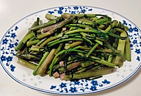 素炒紫菜苔的做法