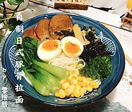 #美食视频挑战赛#美味的日式豚骨拉面的做法