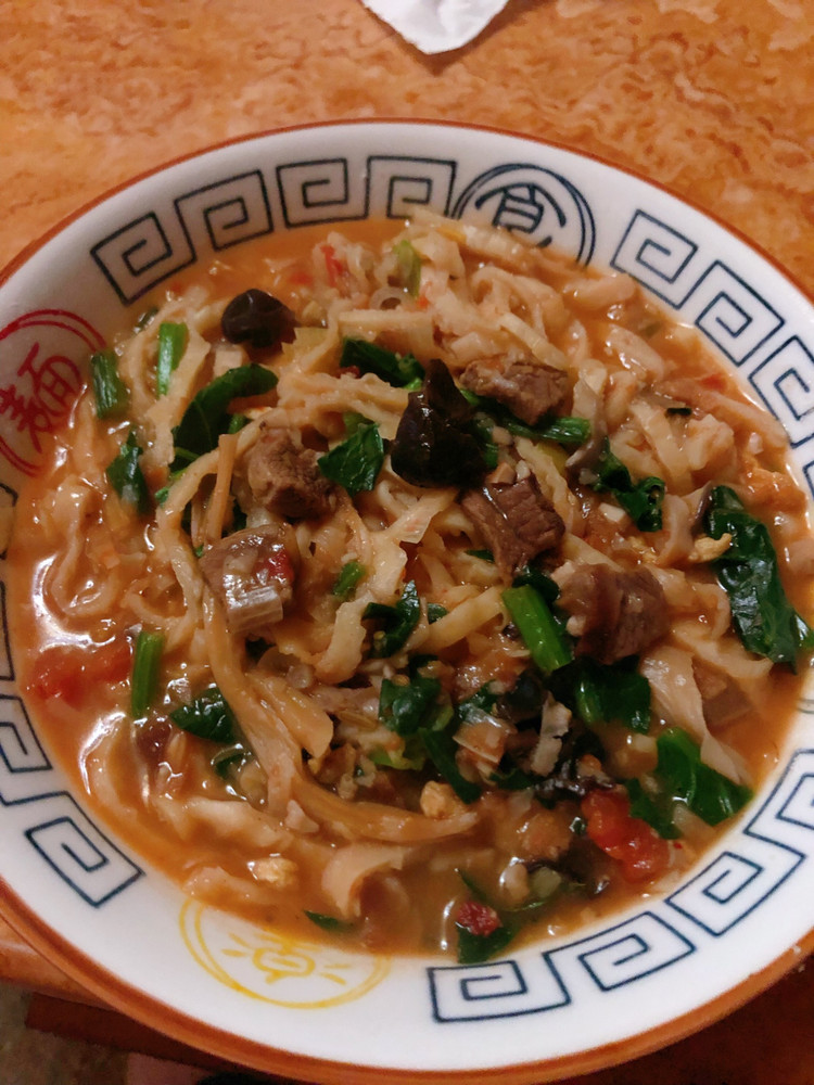 羊肉糊饽，素糊拨的做法